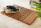 Destiny Badematte SPA & Living rutschfest, Riffeloptik 56x36x2,5 cm Teak