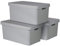 Curver 240659 Kunststoffbox INFINITY (B x H x T) 560 x 270 x 390 mm Grau 3 St.