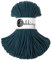 Bobbiny 3mm Peacock Blue rope/cord - New 100% cotton - 100m
