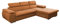 mb-moebel Ecksofa mit Schlaffunktion Eckcouch mit Bettkasten Sofa Couch L-Form Polsterecke für Wohnzimmer, Schlafsofa Sofagarnitur Wohnlandschaft - 284x196x99cm - NILUX (Orange, Ecksofa Rechts)