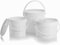 B2C Plastic Buckets Tubs White Containers Tamper Evident Lids 0.5L 1L 3L 5L 10L 25L (1, 10L)