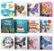 Diamant Painting Gruß Karten，5D DIY Personalisierte Gruß Karten Kits, Mit UmschläGen Für Weihnachten
