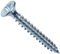 AERZETIX - Lot de 100 - Vis à Bois - Ø3x25mm - en Acier Zingué Métal - Tête Fraisée - à Empreinte Cruciforme Pozidriv - Couleur Argent - C44786