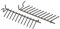 sparefixd Flip Tines Plate Holder Rack Inserts to Fit Hotpoint Dishwasher
