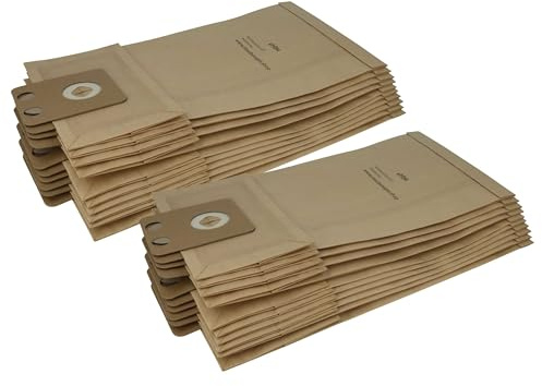 vhbw 20 Staubsaugerbeutel kompatibel mit Nilfisk/Alto VP 300 Hepa | Staubsauger Papier, braun