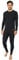 DANISH ENDURANCE Merinowolle Thermo-Unterwäsche Set, Premium Skiunterwäsche, Funktionsunterwäsche, Lange Unterhose & Langarmshirt für Herren, Schwarz, L