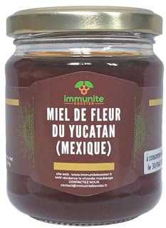 Miel de fleur du Yucatan du Mexique - 250g poids net-immunite BOOSTER