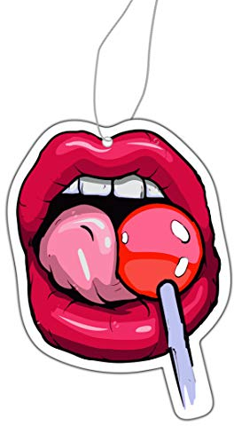 2x Lollipop Duftbaum Auto lustig Lolli, Auto Duftspender, Duftbaum Auto tuning, car air freshener, Duftanhänger Auto, Duftbaum Set Auto