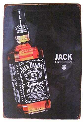 Tennessee Whiskey Jack D a n i e l s - Blechschild 30 x 20 cm - Motiv 09