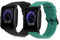 kwmobile Pulsera compatible con Huami Amazfit Bip U/Bip U pro correa - 2x Correas de silicona flexible - Tamaño ajustable