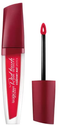 Deborah Milano - Red Touch Lipstick Rossetto Liquido Matte, N.7 Fiery Red, Colore Intenso e No Transfer, Dona Labbra Morbide e Vellutate, 4.5 gr