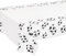 Football Table Cloth Table Cover Party for World Cup 2022,108*180cm Rectangle Black White Football Soccer Plastic Tablecloth for Football Party Table Decorations Supplies,Football Birthday Decorations