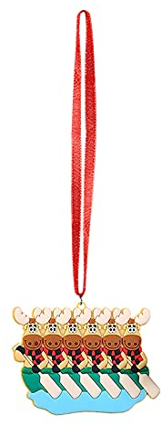 Hängesessel Balkon Mit Gestell Personalisierte Familie von 2, 3, 4, 5 und 6 Weihnachtsbaumschmuck 2021, süße Hirsche, Urlaub, Winter, Geschenk, Jahr, langlebig, Kleine Vasen Set (E, One Size)