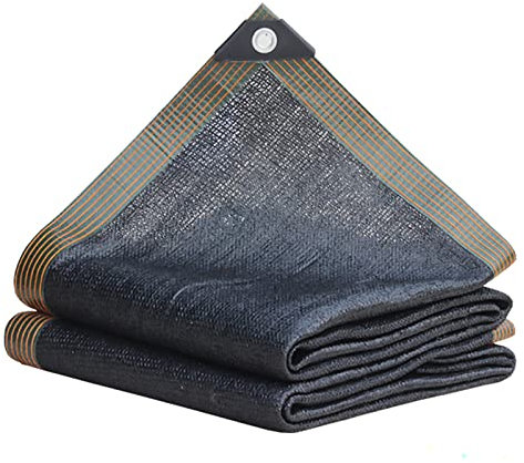 JHLA Telo Ombreggiante 3x4 Ricambio Telone Ombreggiante per Esterno 5 X 4 Panno Ombreggiante per Esterni Copertura, Serra, Giardino, Tetto, Piscina, Pergola,black-3x4m