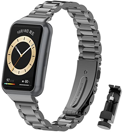 SenMore Armband Kompatibel mit Huawei Watch Fit 2 Elegant Ersatzarmband aus Edelstahl Metallarmband für Huawei Watch Fit2 Smartwatch Zubehör