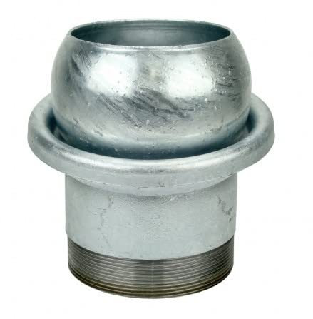 Giunto Filettato Maschio Zincato Portagomma Misura DN 80 | 100 Raccordi PG Zincati Sferici (80 x 2)