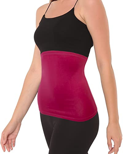 MULTI-TUBE für Damen, vielseitiger Nierenwärmer, Minirock oder Bandeau Top, BERRY - XS/S