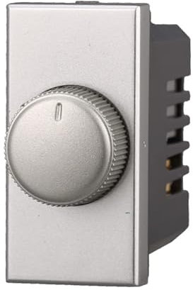 Serie Civile Compatibile Con Bticino Axolute (Regolatore Dimmer, Grigio)