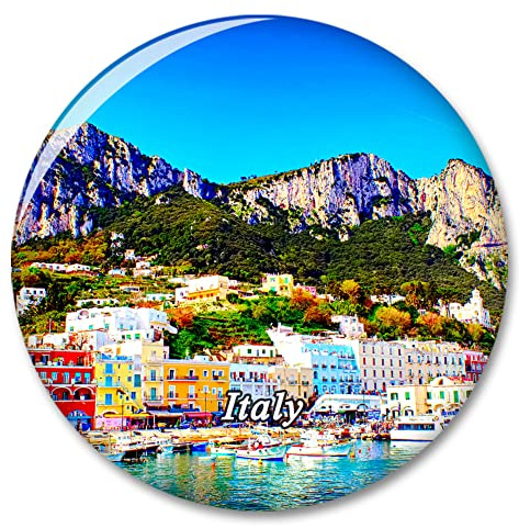 Italien Capri Kühlschrank Magnet Dekorativer Magnet Aufkleber Reise Souvenir Kollektion Tourist Stadt Geschenk Whiteboard Küche