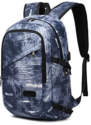 KONO Laptop Rucksack Diebstahlsicherung Reisen Geschäft Arbeiten Computer