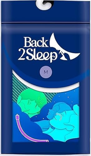 Back2Sleep Nässtent Anti-Snarkning Storlek M - Mjuk Näsdilatator Medicinsk Silikon - Sömnapné Lösning - CE Medicinteknisk Produkt Engångsanvändning