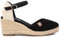 REFRESH - Sandalias con Cuña Mujer Negro - Calzado Cómodo y Versátil - Moda casual - Modelo 17188212 (Talla 36)