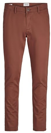 JACK & JONES Jpstmarco Jjbowie Noos Pantalon Chino, Brown Out, 29W x 32L Homme
