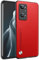 HONLEN Funda para Realme GT2 / GT Neo2 / GT Neo 3T (6.62 Inches) Carcasa de Negocios Respaldo de Cuero Rojo
