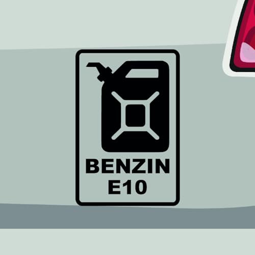 Stickerfreaks Benzin E10 Aufkleber Petrol Sticker Tankstelle Sprit Auto Bike Decal Vinyl Gas Aufkleber Größe: 18x12cm (L) | Farbe: 92-Kupfer | Petrol Sticker Kleber Deko Tuning Motorsport