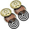 Bobine de Moustique,2pcs Support Bobine Moustique, Porte Encens Spirale,Porte Bobine pour Moustiques Portatif,Support Bobine Anti-Moustique, pour Maison Camping Voyage