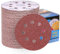 100 Stück Schleifpapier 125mm Klett P100 Körnung Schleifscheiben 8 Löcher Rund Schleifblätter Profi für Exzenterschleifer-ALPXUXP