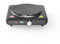SIC Plaque de cuisson électrique portable à un feu, en fonte, température réglable, pour camping, voyage, cuisine extérieure (Noir, 1500W)