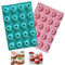 Firavggu 2 Stk Mini Gugelhupfform Silikon Gugelhupf Form Silikonform 20 Capacity Klein Gugelhupf Kuchenform Backform Antihaftbeschichted Bundt Cake Form für Kuchen Muffins Brownie Pudding