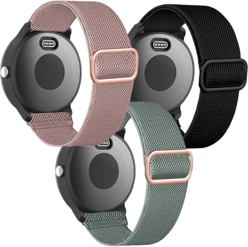 OTOPO Bracelet élastique pour Garmin Vivoactive 4/Venu 2 45 mm/Venu 3/Forerunner 255/955/265/965, bracelet de sport en nylon 22 mm pour homme et femme