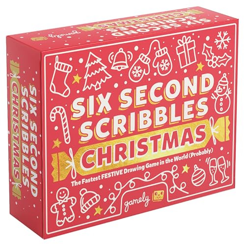 Six Second Scribbles Christmas Edition | Fast drawing party game
