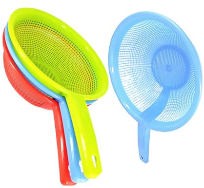 Alipis Cesto di Lavaggio delle Verdure in Plastica Sopra Il Lavandino di Scarico con Maniglia Lavatrici per Frutta E Verdura Facile Drenaggio Multifunzionale Casuale