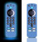 Funda de silicona para mando a distancia Fire Stick TV Glow in The Dark, funda remota para voz Alexa Fire Stick 4K Max 3ª generación 2021 Mando a distancia de TV (azul marino brillante) -【 2 Pack】