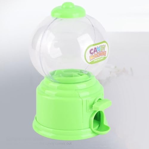Gumball Machine for Kids, Vending Machine Candy Dispenser with Sweets Cute Sweets Candy Storage Dispenser for Kids Children (Green)