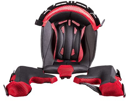 O'NEAL | Motocross-Helm-Ersatzteile | Enduro Motorrad | Innenfutter & Wangenpolster für Moto XXX Helm | Liner & Cheek Pads Moto XXX Helmet | Rot | Größe S