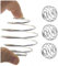 Bodundirect 3 Count Stainless Steel Shaker Ball Whisk for Protein Shaker Bottle