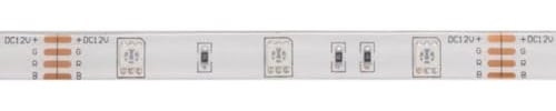 Velleman LED-Streifen, flexibel, selbstklebend, IP61, 150 LEDs, 5 m, 12 V, RGB