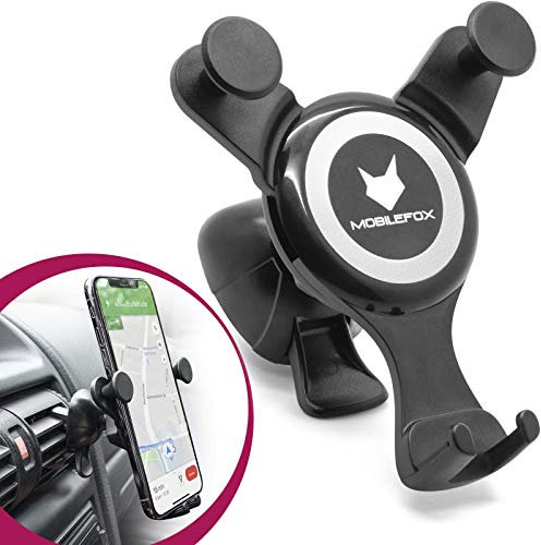 Mobilefox® 360° KFZ PKW Auto Lüftungs Gitter Handy Halter Halterung Lüftung Smartphone