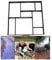 SOULONG Gartenpflasterform, 4 Stile, DIY Beton Trittsteinform für Garteneinfahrt (8 Gitter 50 × 50 × 4,5 cm)