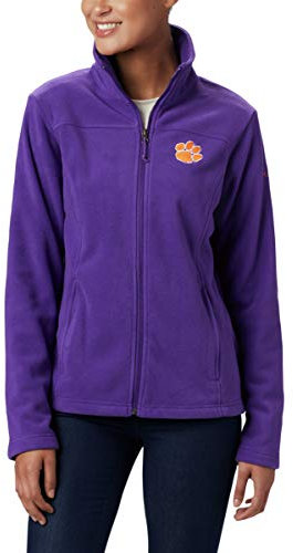Columbia Collegiate Give and Go II - Giacca in pile da donna con cerniera integrale Cle - Viola vivo S