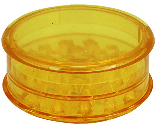 1 macinino in plastica da 60 mm per erbe aromatiche 3 pezzi con conservazione. Scegli il tuo colore preferito (giallo)