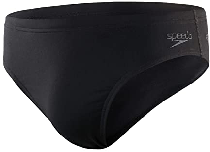 Speedo Men's Eco Endurance+ 7cm Swiming Briefs| Chlorine Resistant | Recycled Fabric | Swim FitneS | Training, Black, 4040