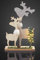 hellum LED Holz-Rentier-Familie, mit 6h-Timer, 5 LED, warmweiß, batteriebetrieben (2x AA, nicht enthalten), innen IP20, Winterdecoration, Wohnzimmer, Dekoration, Weihnachtsdecoration, 524086