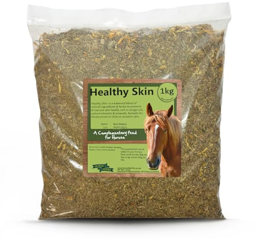 Horse Herbs Healthy Skin 1kg | 100% Natural Skin & Coat Supplement, Burdock, Cleavers, Equine, Pony