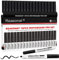 Reaeonat Black Whiteboard Markers, 18 Pack Dry Erase Fine Tip White Board Pens Ink Marker for Home, School & Office Uses