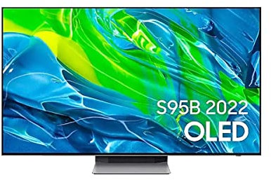 SAMSUNG OLED 55S95 2022 - Smart TV de 55, Tecnología OLED Quantum HDR 1500, Procesador Quantum 4K con Inteligencia Artificial, 60W con Dolby Atmos®, Pantalla Antirreflejos y Alexa integrada